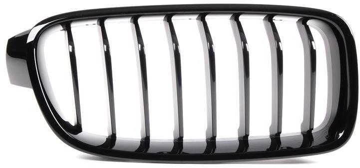 BMW F30 F31 Priekinis Juodas Blizgus Ornam Grille Originalus 51712240778