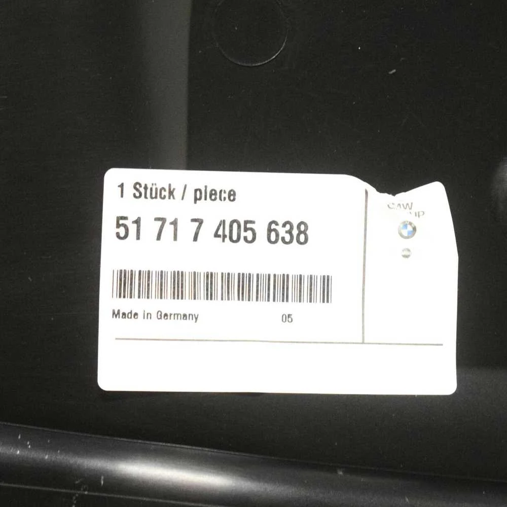 BMW F30 kairysis variklio dangtis Originalus 51717405638