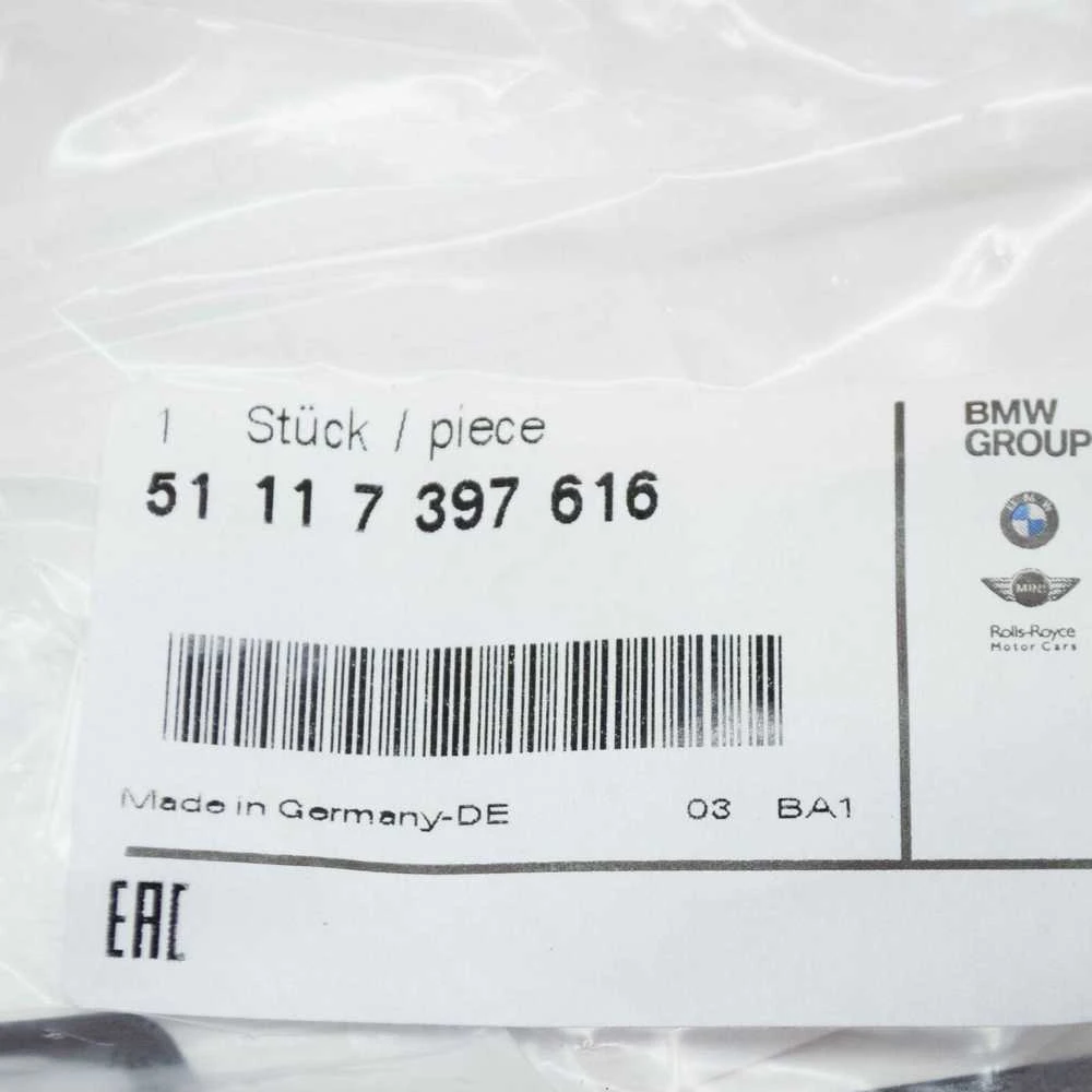 Bmw Oro Įleidimo Apdaila Dešinė F30 F31 51117397616 Originalus 51117397616