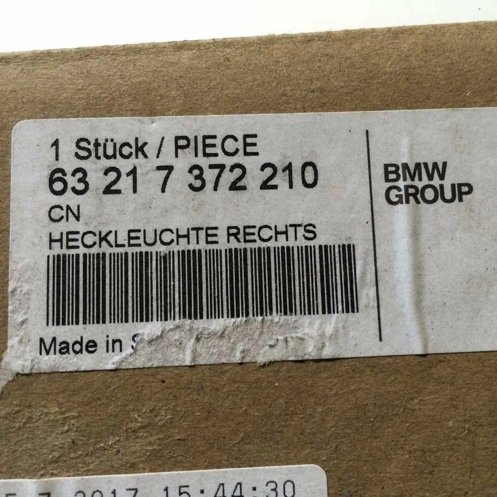 BMW F31 galinis dešinysis LED žibintas originalus 63217372210