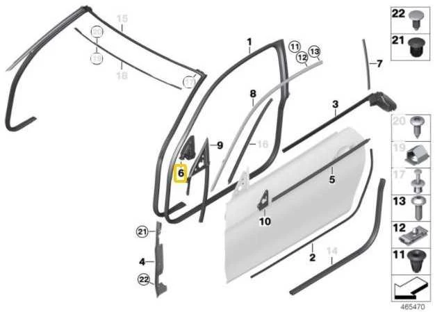 BMW F32 F32 F33 F36 F82 Harman Kardon garsiakalbio dangtelis kairysis originalus