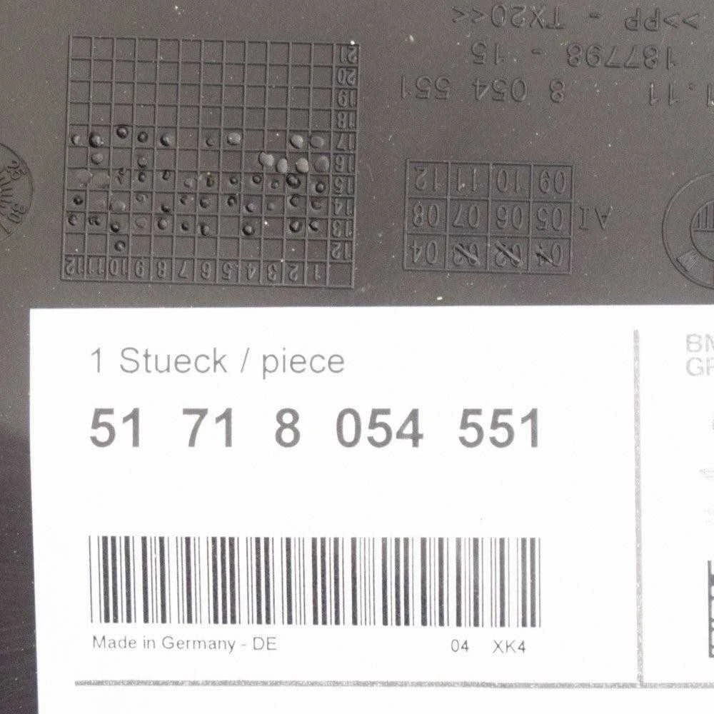 BMW F32 F32 F33 F36 ratų arkos apdaila priekinė kairė originali 51718054551