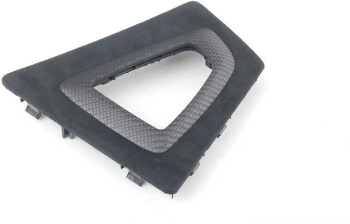 BMW F32 F33 centrinės konsolės apdailos detalė pavarų perjungimo svirtelėms originali 51162343741