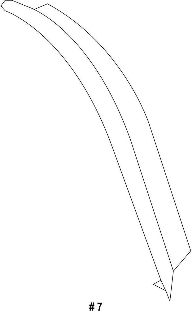 BMW F32 F82 M4 Kairys Drip Rail Trim Originalus 51497453341