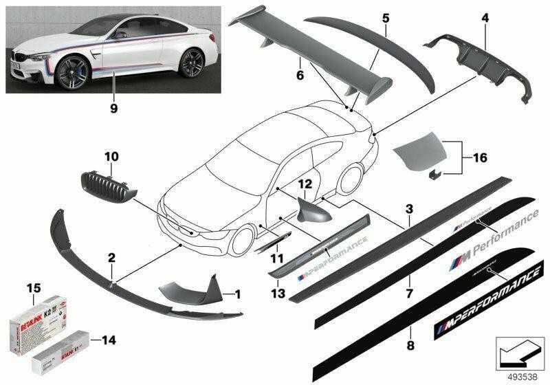 BMW F32 F82 Sienos Dekoratyvinis Kietas Kairysis Originalus 51472460362