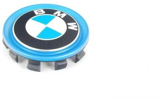 BMW F39 F45 F48 stebulės dangtelis su mėlynu žiedu originalus 36136852052