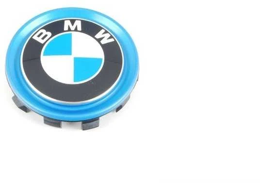 BMW F39 F45 F48 stebulės dangtelis su mėlynu žiedu originalus 36136852052