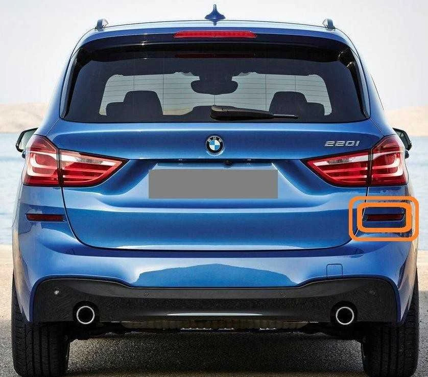 BMW F45 F46 2 SERIES M SPORT galinio bamperio dešinysis atšvaitas 63147850602 Originalus