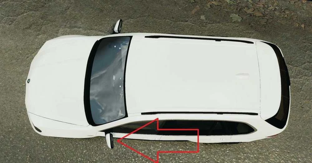 BMW F85 F86 šoninio vaizdo veidrodėlio atraminis žiedas kairėje pusėje originalus 51168060319