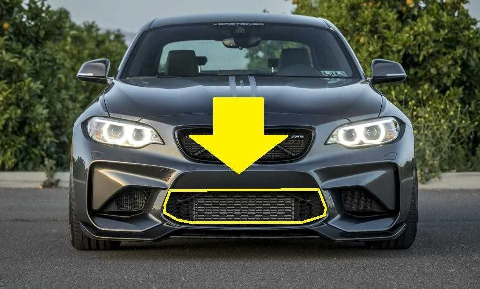 Bmw F87 M2 Priekinis Centrinis Stiklo Grotelis Originalus 51118062178