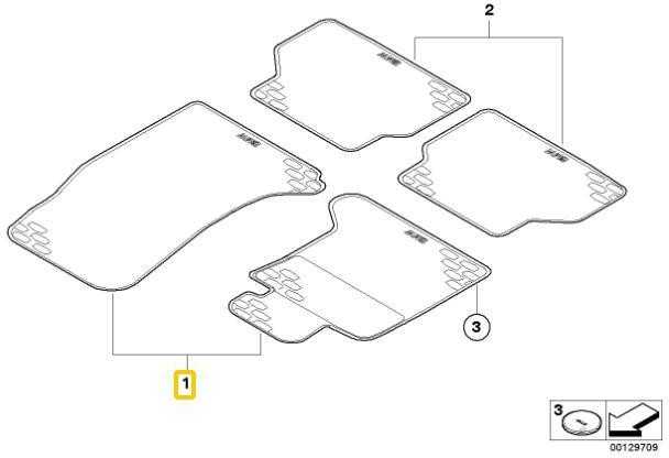BMW Fussmatten Allwetter Vorn 5 E60 E61 51472409278