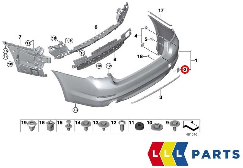 Bmw G30 5 Galvos Troskimo Apsauga Priekinis Originalus 51127475589