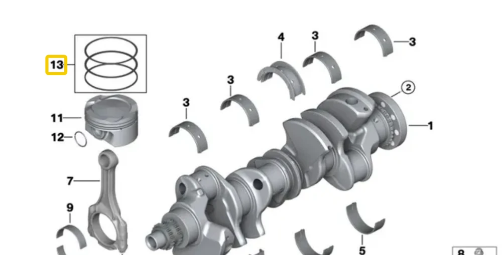 BMW G30 F90 G11 G12 G14 G15 G16 X5 G05 X6 G06 X7 G07 Originalus 11258485797