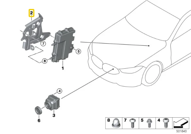 Bmw G30 G31 F90 M5 Valdymo Bloko Skundas Originalus 61359331170