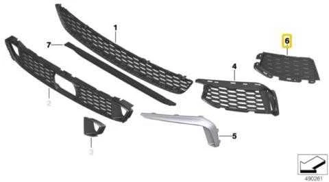 Bmw G30 G31 Kairys Grillio Gaubtas Originalus 51118064965