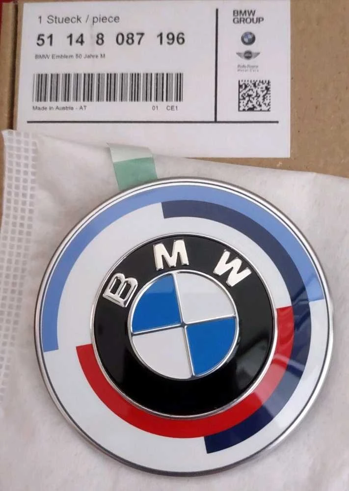 BMW G30 G80 F90 bagažinės dangčio bagažinės ženkliukas originalus 51148087196