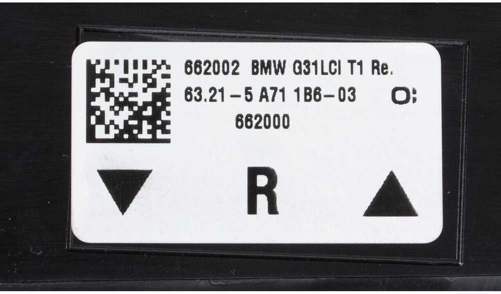 BMW G31 518d 520d 530d Dešinė Šviesos Panelė LED Originalus 63215A711B6