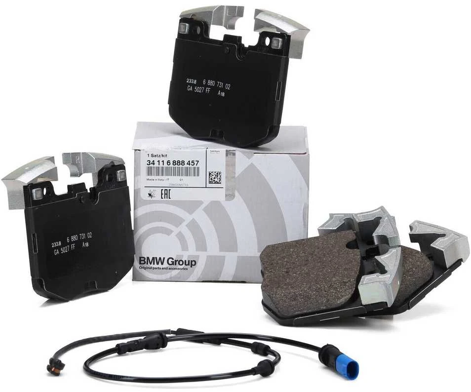 BMW G32 G12 priekinių diskinių stabdžių trinkelių rinkinys originalus 34116889570