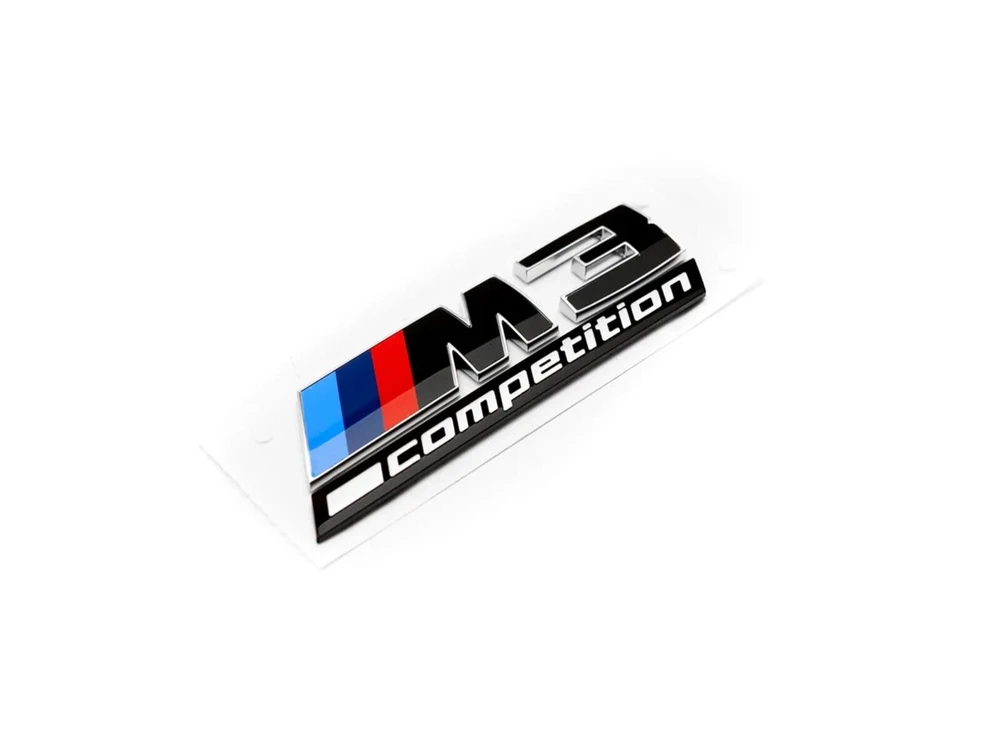 BMW G80 G81 M3 Sedan Touring Galinio Spynelės Ženklo Juodas Originalus 51147907774