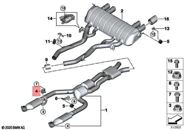 BMW G80 M3 G82 M4 Variklio Laikiklis Originalus 18207883020
