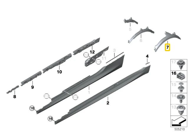 BMW Galinio Dešinio Sraigės Apsauginis 8 F93 M8 10 2018 12 2019 Originalus 51778084412