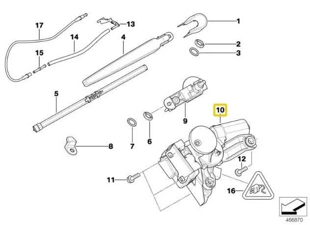 Bmw Galinio Lango Valytuvo Variklis Originalus 61627208602