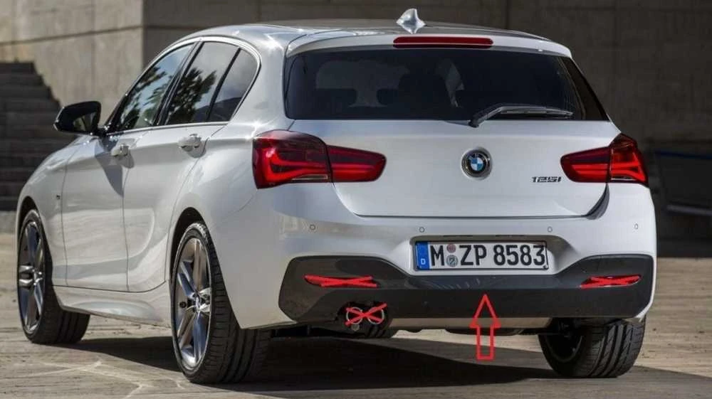 BMW Galinio Stiklo Įdėklas F20 F21 LCI 51128060304