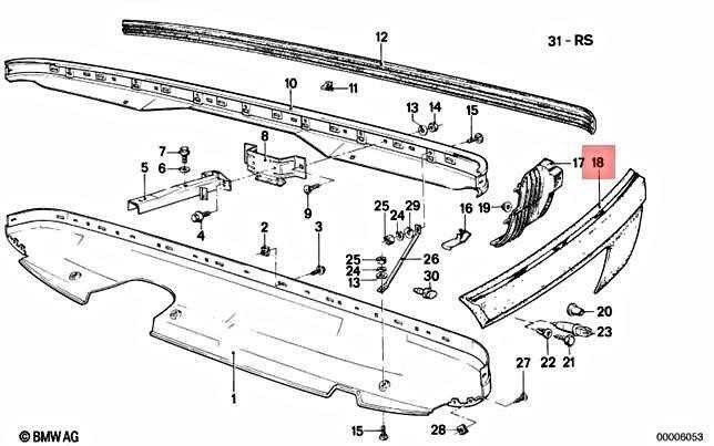 Bmw Galinis Kairysis Bamperis 7 E23 51121847455