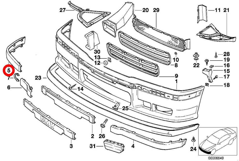 Bmw Guminis Juostelė Dešinė E36 3 51112233780