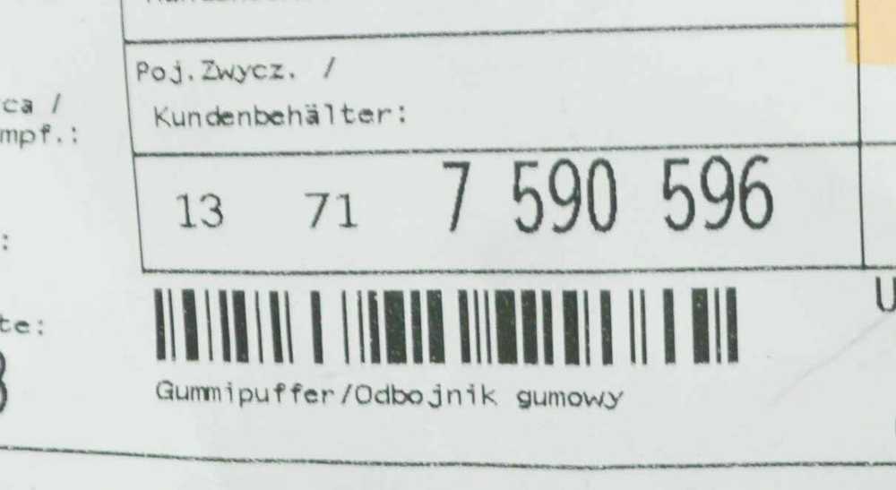 BMW Gummipuffer 5 F10 F11 X3 F25 Originalus 13717590596