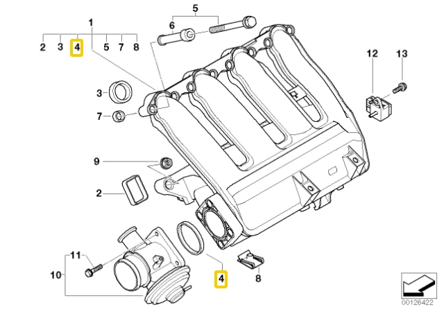 BMW Gumos Apsauga E87 E90 E91 E92 E93 11612245439 Originalus