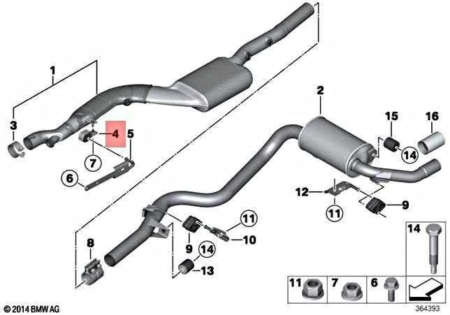 BMW Gumos Montažas F20 F21 F30 F31 Originalus 18208570668