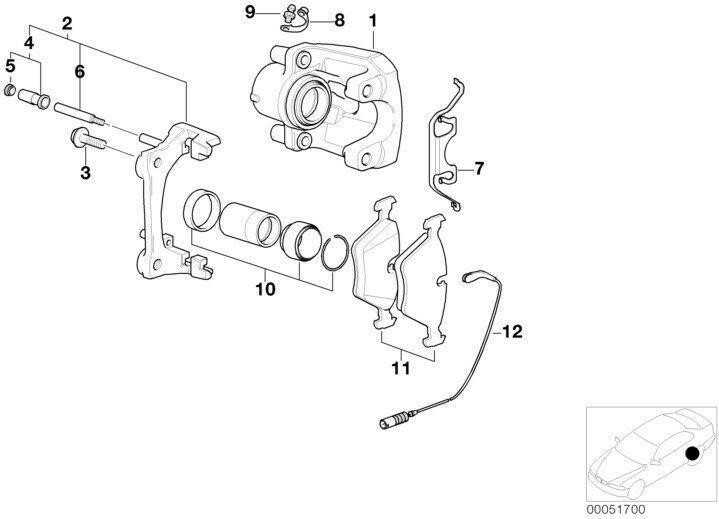 Bmw Haltefeder E46 E38 E31 X5 34211159963