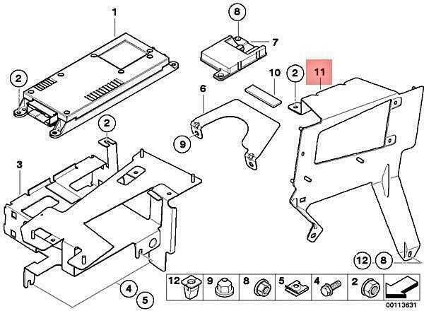 Bmw Halter Telematikos Valdymo Blokas 5 E39 Originalus 84136924546