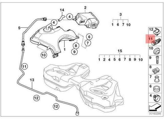BMW Hose Support 5 E60 520d 525i 530d Originalus 16131184924