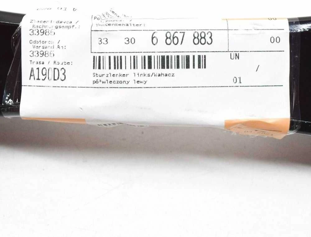 BMW i3 I01 Galinės pakabos kairysis kampo jungtis 33306867883 6867883 NAUJA ORIGINALI