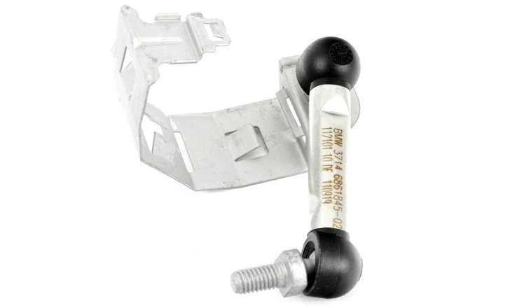BMW I3 I01 Priekinių kairiųjų priekinių žibintų lygio jutiklio valdymo strypas originalus 37146861845