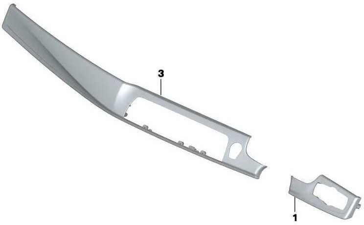 BMW Instr Panel Fine Al Keleivis 51459192958