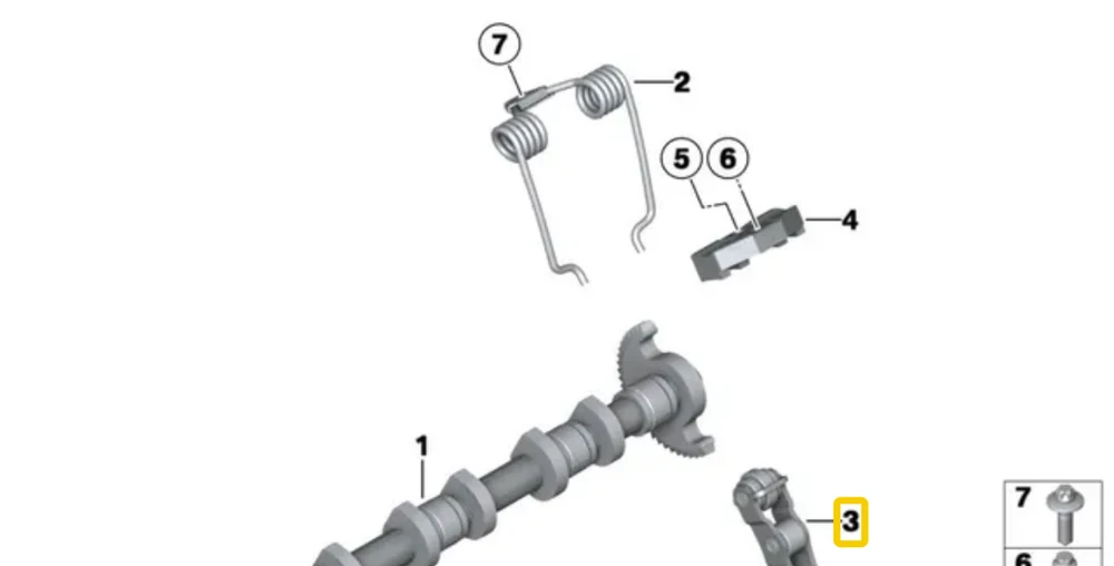 BMW Intermediate lever Originalus 11377539968 1' F20 (07/2010 — 02/2015) 1' F20 LCI (06/2014 — 06/2016) 1' F21 (12/2011 — 02/2015) 1' F21 LCI (06/2014 — 06/2016) 3' F30 (03/2012 — 07/2015) 3' F30 LCI (03/2015 — 06/2016) 3' F31 (08/2011 — 05/2015) 5' F07 GT (04/2011 — 06/2013) 5' F07 GT LCI