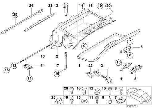 BMW Įrankių Dėklo Varžtas E36 E46 E90 E92 Originalus 07149156627