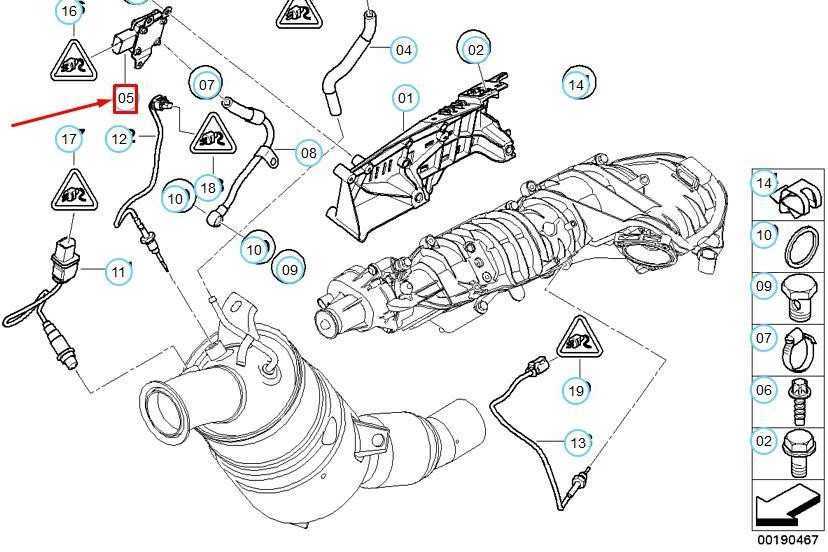 BMW Išmetamųjų dujų slėgio jutiklis E81 E87 E90 E92 Originalus 13627808013
