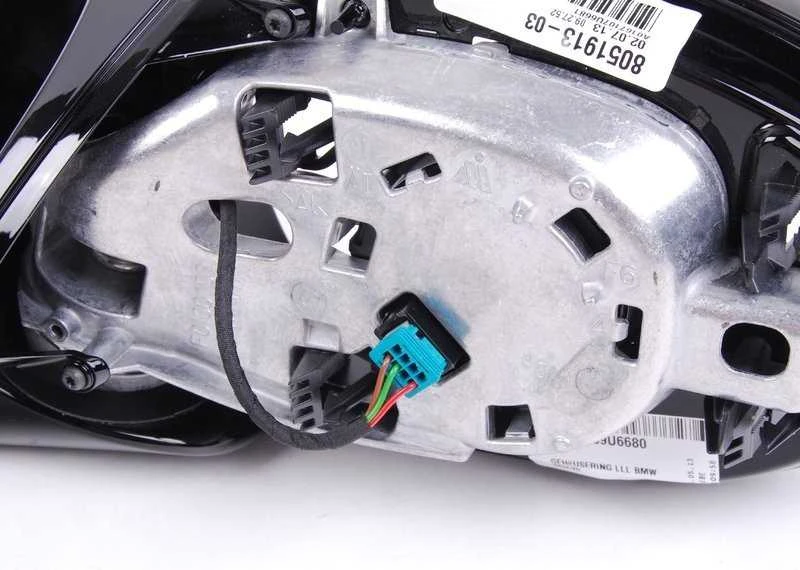 BMW Išorinis Veidrodis Be Stiklo Šildomas Kairysis E81 E88 Originalus 51168051913