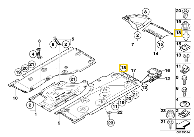 BMW išplečiamoji kniedė Originali 51161881149