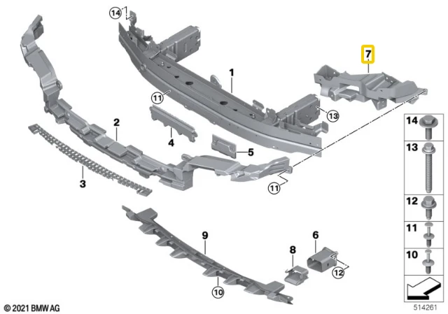 Bmw Ix I20 2022 2025 Dešinės Pusės Galinės Šviesos Rėmelis Originalus 51117933614