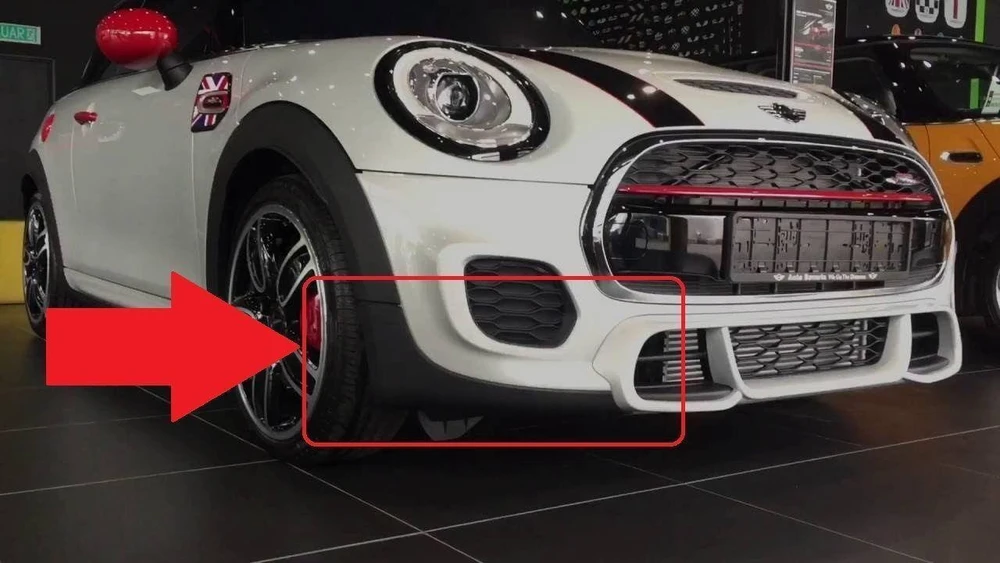 BMW Juostelės Priedas Priekinis Dešinys MINI F55 F56 F57 Originalus 51627382172