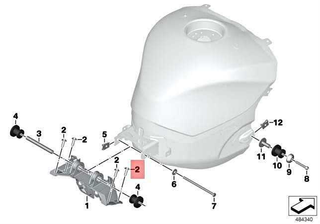 BMW K21 K22 K23 K33 kėbulo varžtas be apykaklės originalus 46638527781