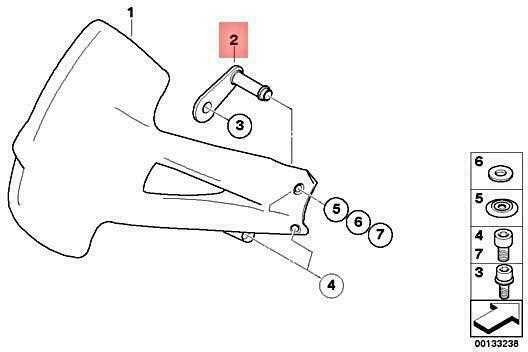BMW K25 laikiklis originalus 46627671618