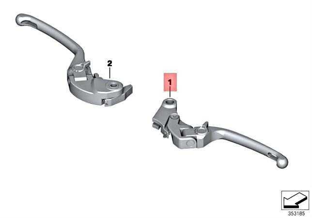 Bmw K46 K47 S 1000 Rr S 1000 R Sankabos Svirtis Sulankstoma Originalus 77228537509