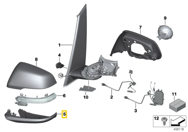 Bmw Kėbulas Apačia Kairė F45 F46 F48 Originalus 51167386571