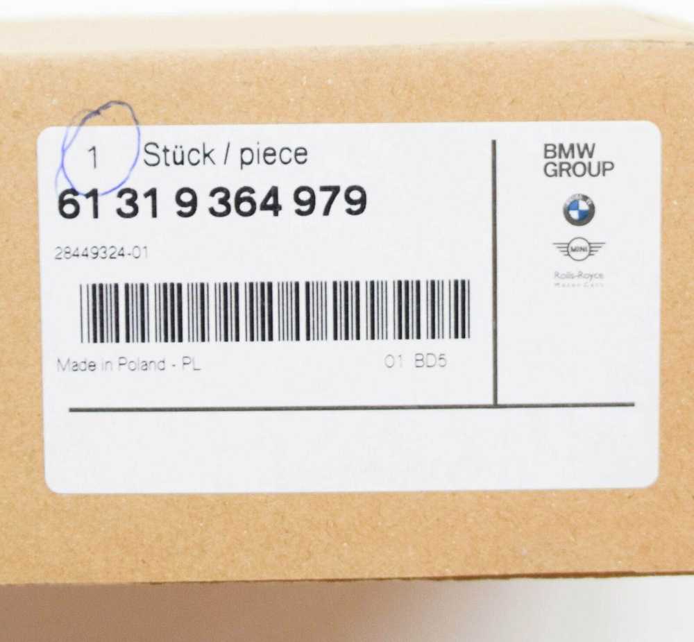 BMW Kėdės Valdymo Perjungėjas Kairys 6 F06 F12 F13 Originalus 61319364979